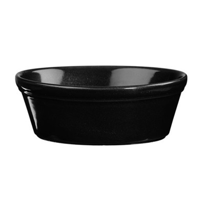 135MM ROUND DISH BLACK CHURCHILL