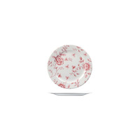 170MM CRANBERRY ROSE PLATE ROUND