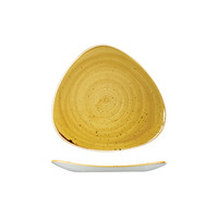 229 X 229MM TRIANGULAR PLATE MUSTARD