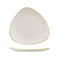 STONECAST TRIANGULAR PLATE 311MM WHITE