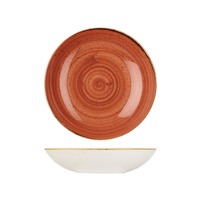 248MM STONECAST COUPE BOWL - ORANGE