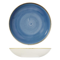 310MM STONECAST COUPE BOWL - BLUE