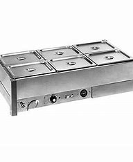 BAIN MARIE DOUBLE ROW 4 X 1/1