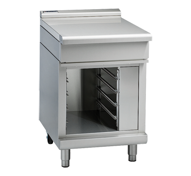 600MM WALDORF S/S INFILL BENCH WITH CABINET BASE