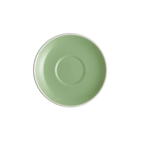 SAGE /WHITE SAUCER TO SUIT 0224