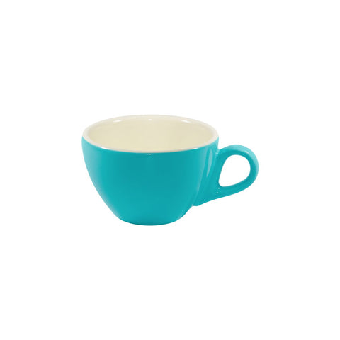 BREW-TEAL/WHITE LATTE CUP 280ML