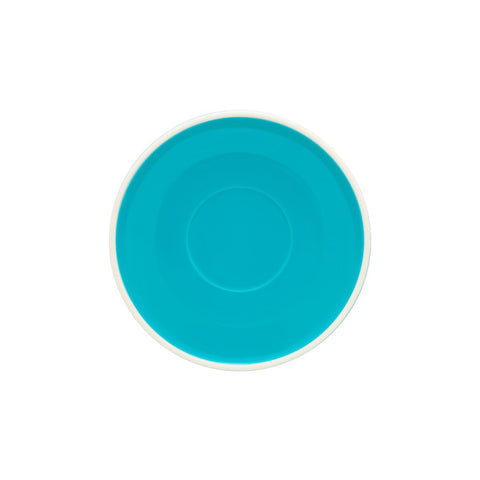 BREW -TEAL/WHITE SAUCER TO SUIT  BW0345/24