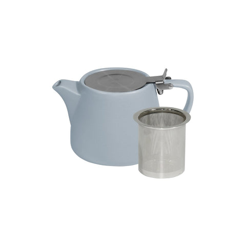 500ML SILVER ICE MATT STACKING TEAPOT