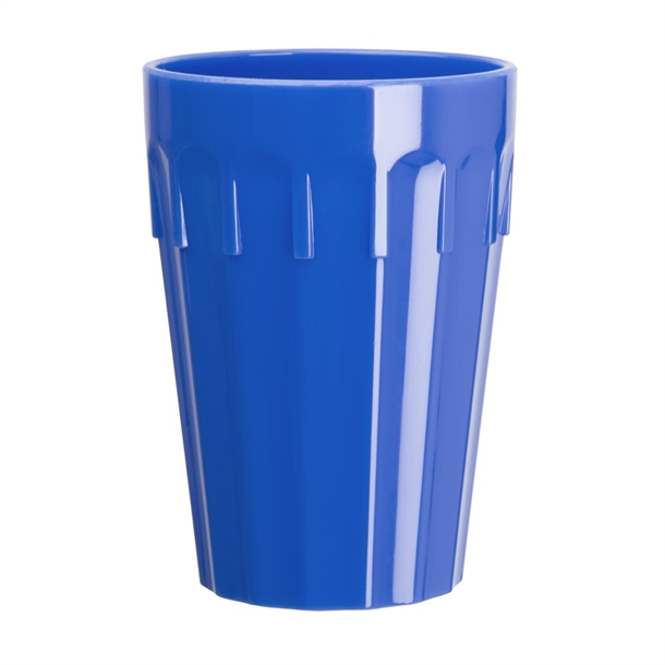 260ML (100MM) POLYCARB BLUE TUMBLER