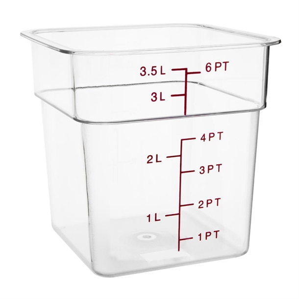 3.5LTR VOGUE GRADUATED POLYCARB CONTAINER