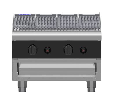 LOW SPLASH BACK BOLD/BLACK 600MM CHARGRILL CABINET