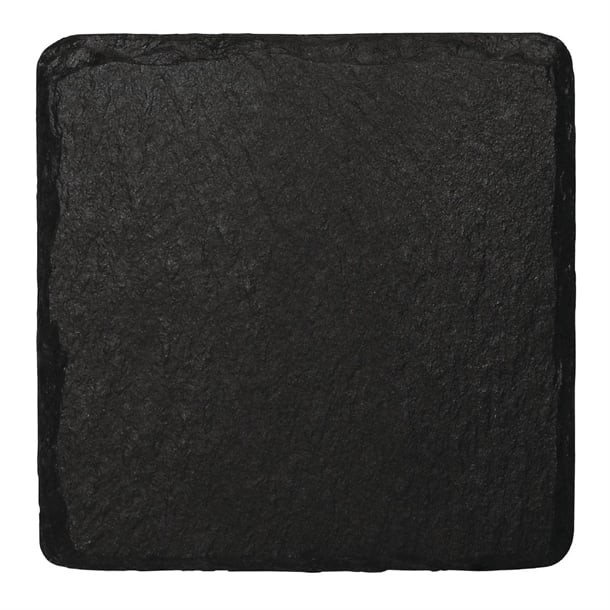 SQUARE SLATE BOARD 4PC