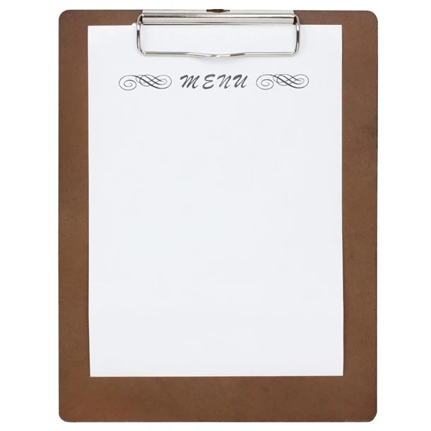 A4 CLIPBOARD MENU WOODEN