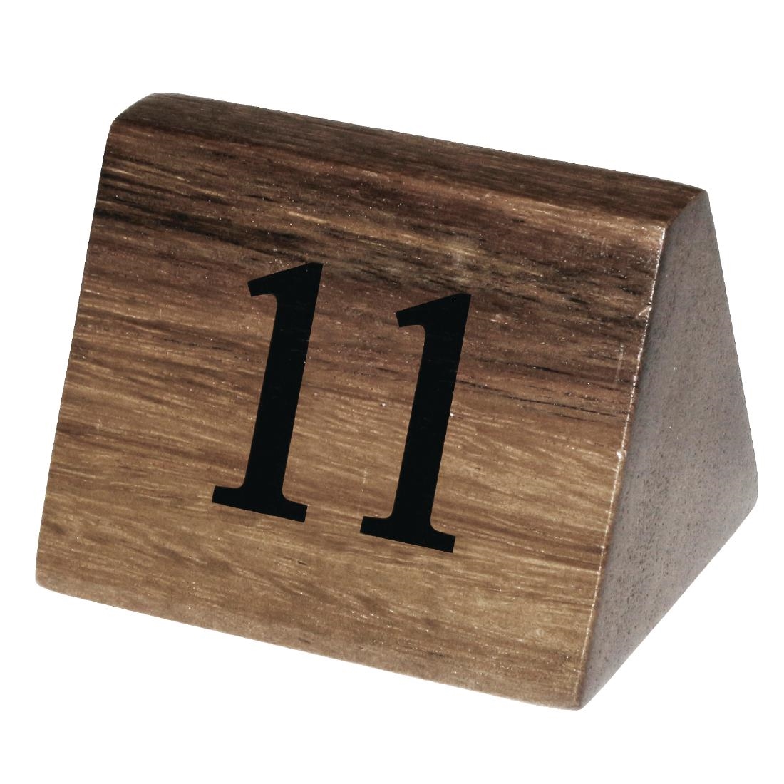 11-20 WOODEN TABLE NUMBERS