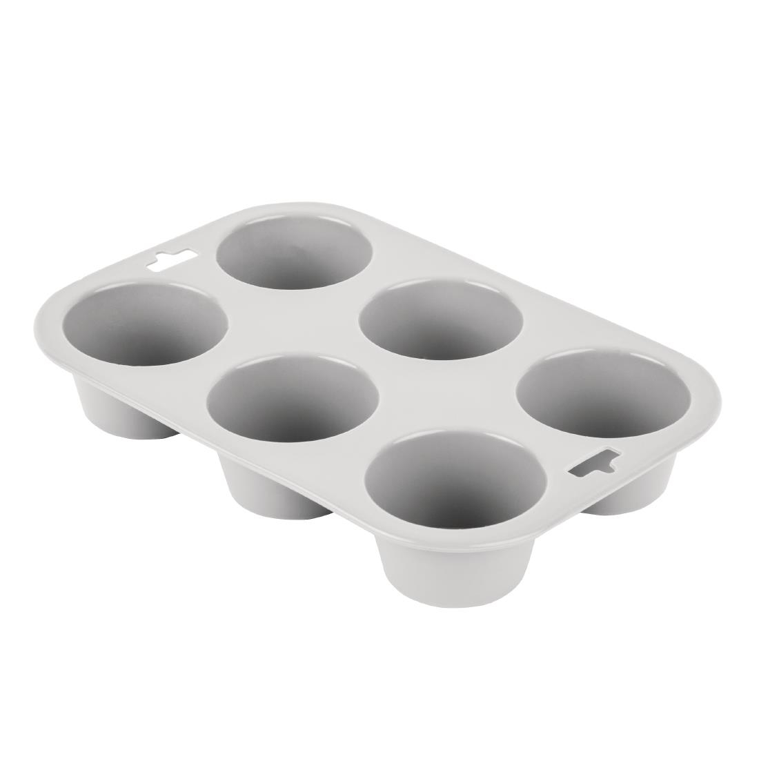 VOGUE SILICONE MUFFIN PAN 6 HOLE