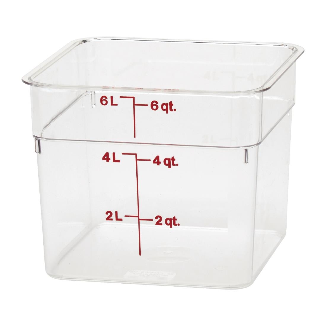 5.7LTR CAMBRO SQ POLYCARB FOOD STORAGE CONTAINER