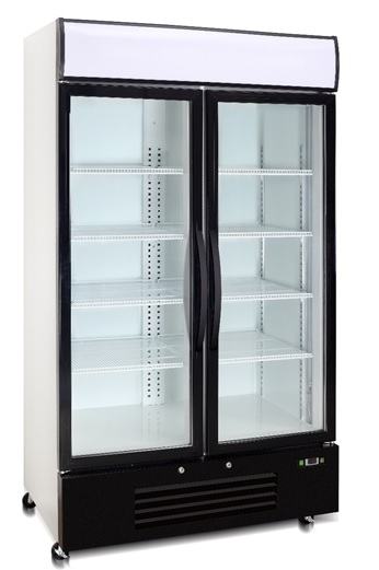 SALTAS DFS2999 DOUBLE GLASS DOOR FREEZER