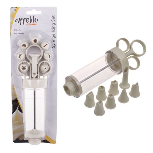 SYRINGE ICING SET WITH 8 NOZZLES