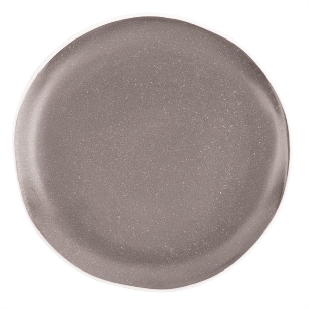 205MM OLYMPIA CHIA PLATE CHARCOAL