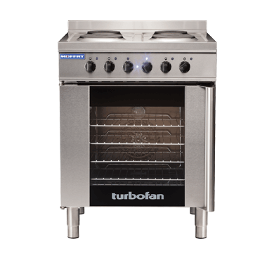 TURBOFAN ELECTRIC COOKTOP AND CONVECTION OVEN 4 X