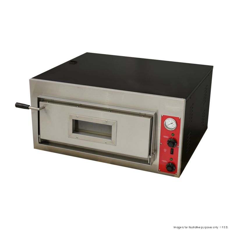 WIDE SERIES BLACK PANTHER SINGLE DECK PIZZA OVEN