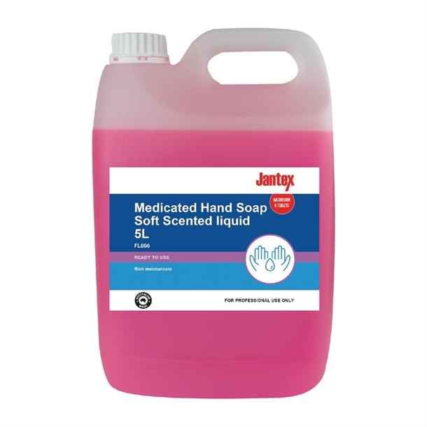 5LTR JANTEX MEDICATED HAND SOAP SOFT SCENT