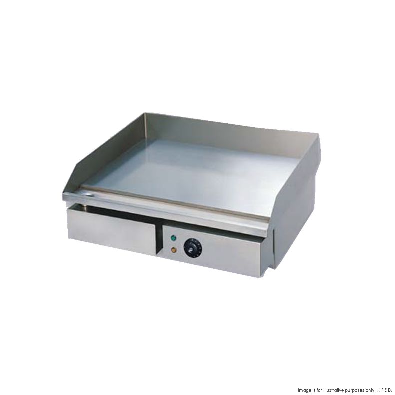 STAINLESS STEEL ELECTRIC GRIDDLE 550 X 450 10AMP B