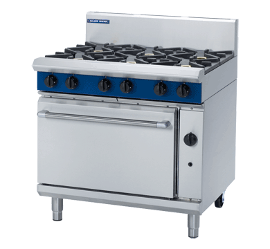 BLUE SEAL 900MM GAS RANGE WITH STATIC OVEN