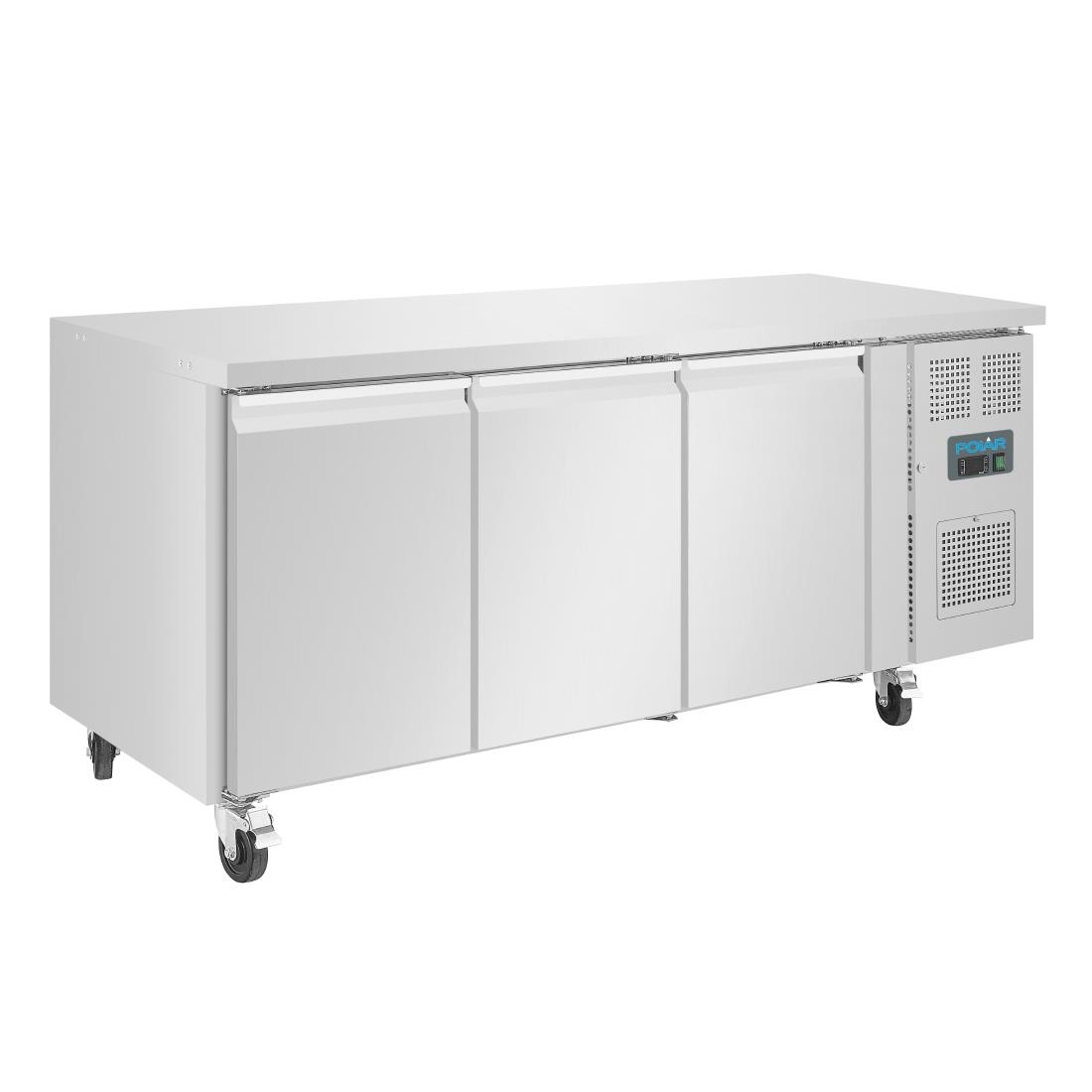 POLAR 3 DOOR COUNTER FREEZER  860H X 1795W X 700DM