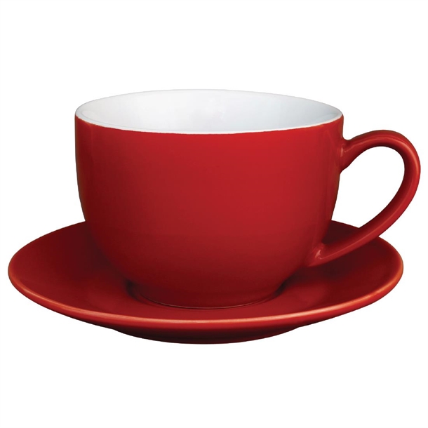 340ML CAPPO CUP RED OLYMPIA