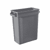 60LTR LIGHT GREY SLIM BIN