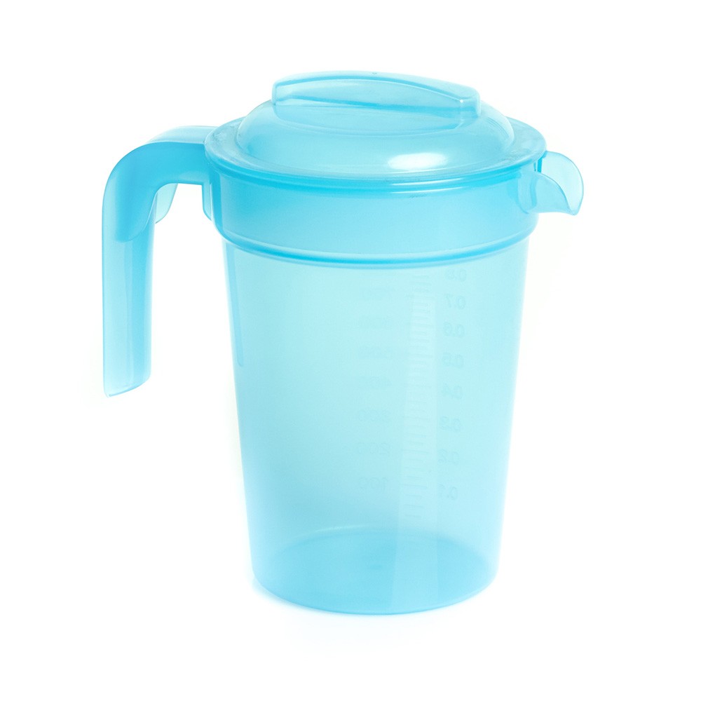 1LTR BLUE GRADUATED JUG