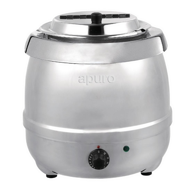 10LTR SOUP KETTLE APURO STAINLESS STEEL