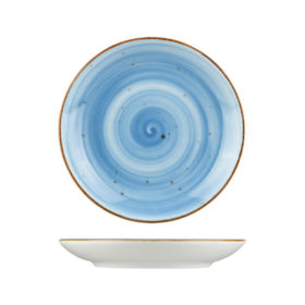 235MM WELLINGTON DEEP COUPE PLATE - RUSTIC BLUE