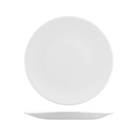 290MM COUPE PLATE - SATIN WHITE