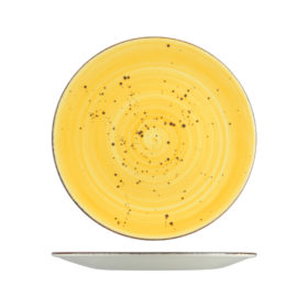 290MM COUPE PLATE - YELLOW