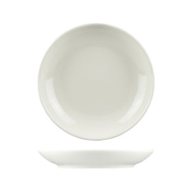 230MM ROUND COUPE SALAD PLATE RUSTIC WHITE