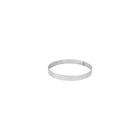 200MM X 20MM TART RING S/S