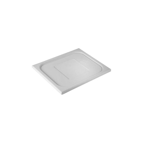 1/2 LID - WHITE POLYPROPYLENE