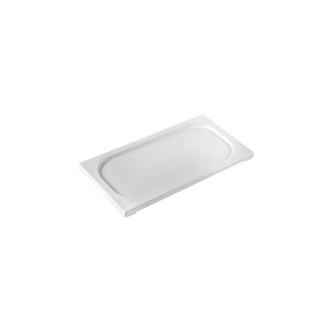 1/3 LID - WHITE POLYPROPYLENE