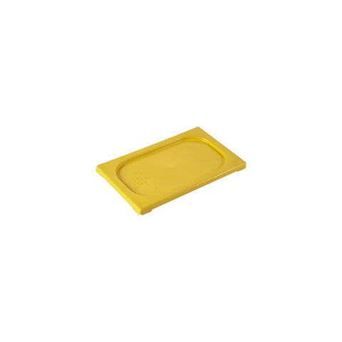 1/4 LID - YELLOW POLYPROPYLENE