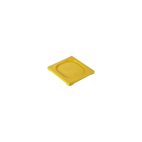 1/6 LID - YELLOW POLYPROPYLENE