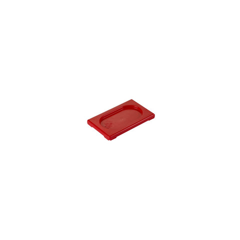 1/9 LID - RED POLYPROPYLENE