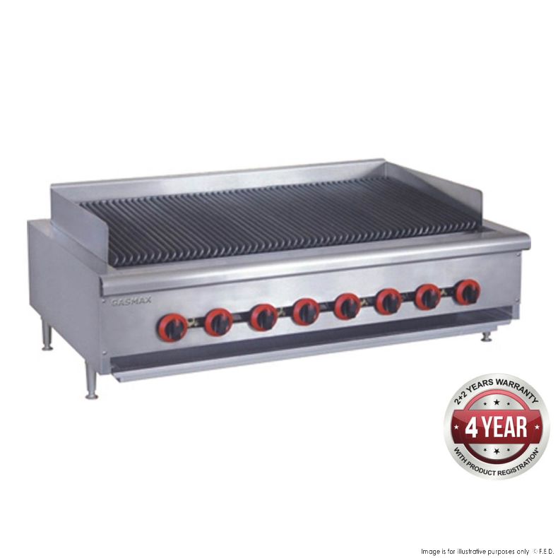 QR-48E CHAR GRILL 8 BURNER LPG