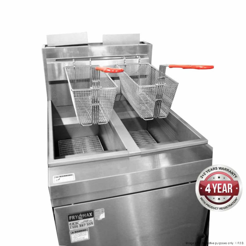 FRYMAX SUPERFAST TWIN VAT FRYER 2 X 18LTR