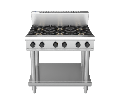 WALDORF 6 BURNER COOK TOP WITH LEGSTAND