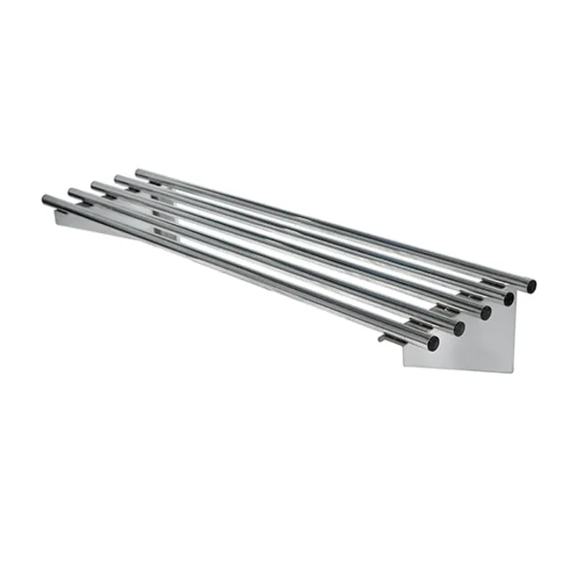 SIMPLY STAINLESS PIPE WALL SHELF;1500 W X 300MM D