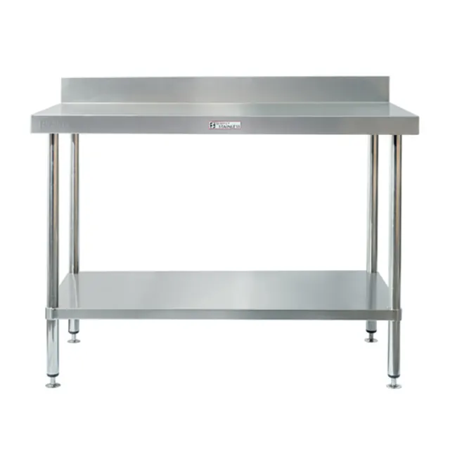 SIMPLY STAINLESS WORK BENCH WITH SPLASHBACK 900W 6