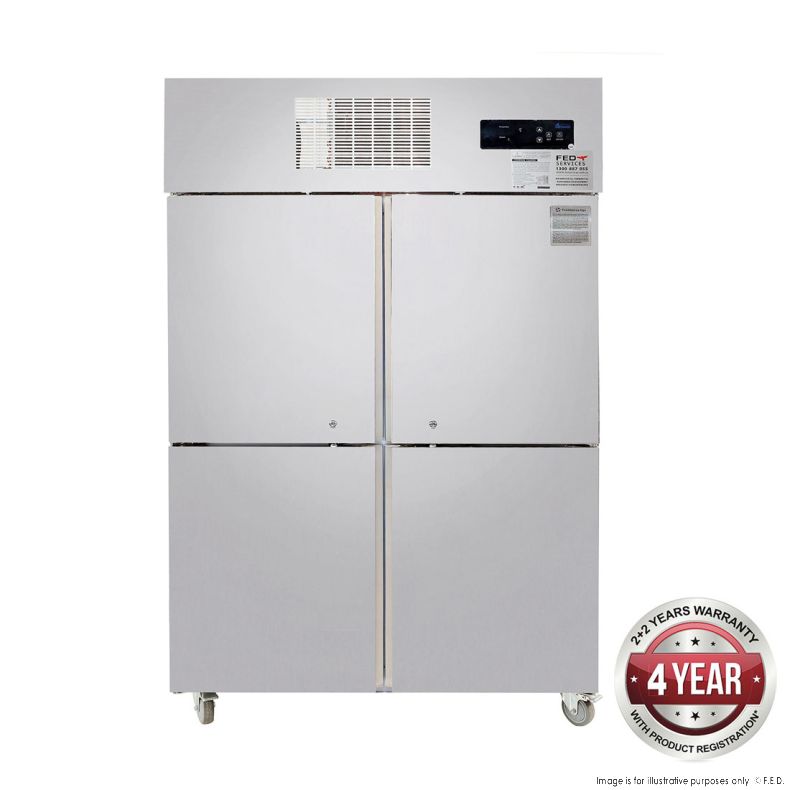 4 X 1/2 DOOR FREEZER 1000L