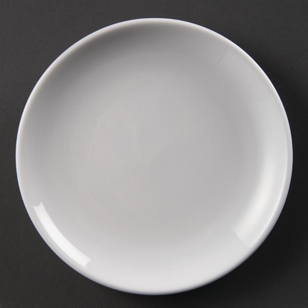 180MM OLYMPIA WHITEWARE COUPE PLATE